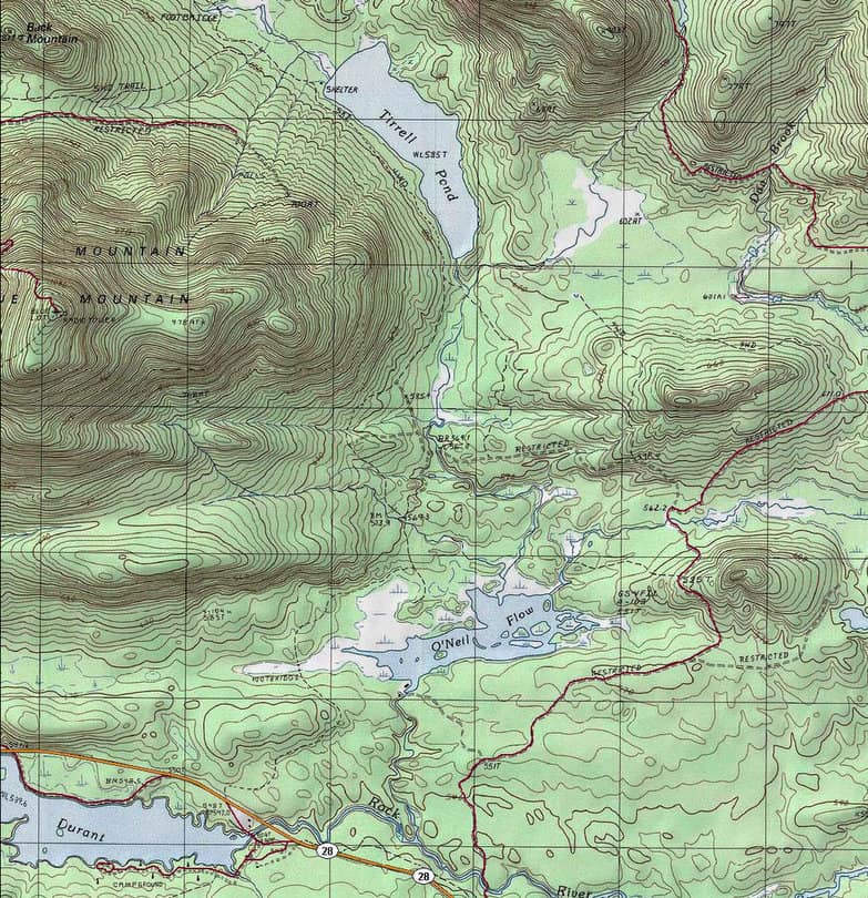 Tirrell Pond Map