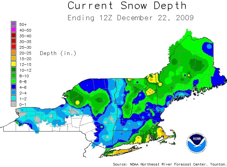 Snowdepth 20091222